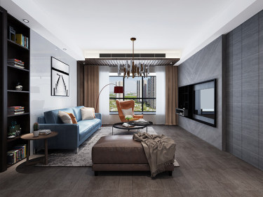 静雅自在现代家,147㎡现代风