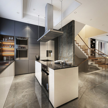 350平别墅现代简约厨房