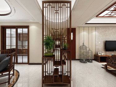 297平五居雅致新中玄关