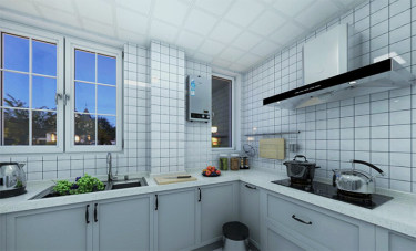 170平四居原木风厨房