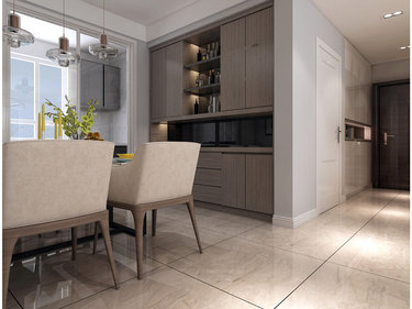 越简约越时尚之淡绿色空间