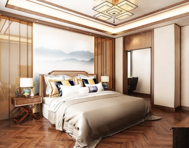 360平跃层/复式雅致新中卧室