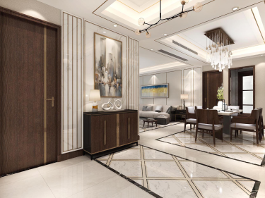 230平4室现代简约玄关