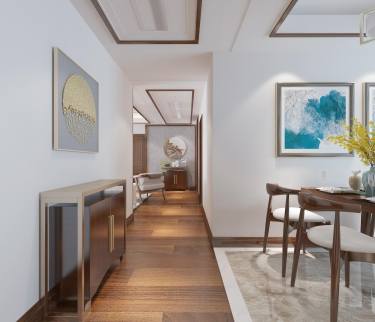 128平3室雅致新中走廊