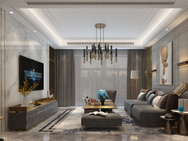 奢华不失浪漫的现代风