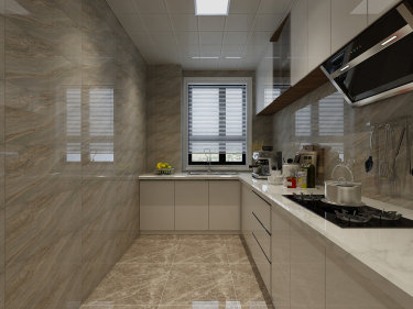 180平跃层/复式现代简约厨房