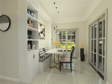 125平现代简约三居 个性色调文艺范儿