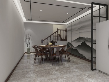 235平新中式，空间留白的韵味