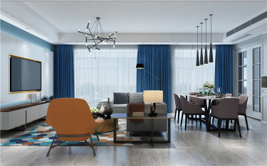 灰蓝色调，打造简约不单调的家