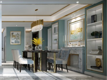 线条演绎现代轻奢 弥漫着温馨与舒畅