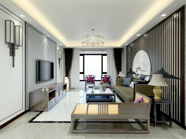 143m²新中式之家，尽显书香之气