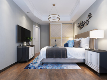 128平2室现代简约卧室