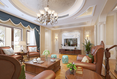 500平别墅其他客厅