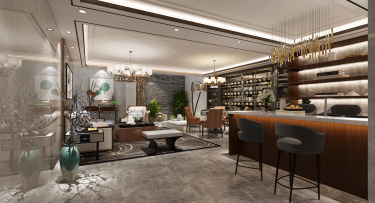 240平跃层/复式雅致新中卧室