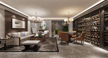 240平跃层/复式雅致新中卧室