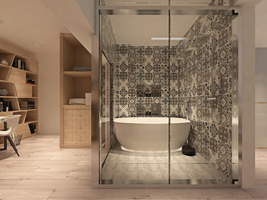 45平公寓原木风卧室