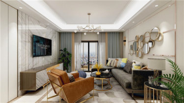 颇具风范的现代风格家，空气里弥漫着艺术的气息，是你的菜吗