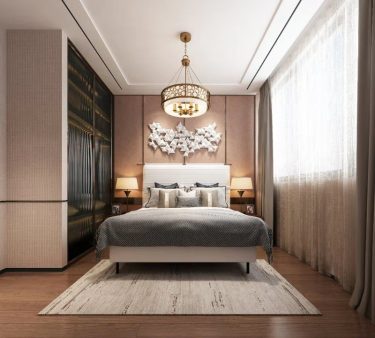 233平别墅现代简约老人房