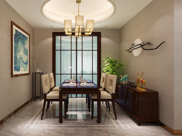 撞色系列的新中式打破沉闷，让空间稳而静！