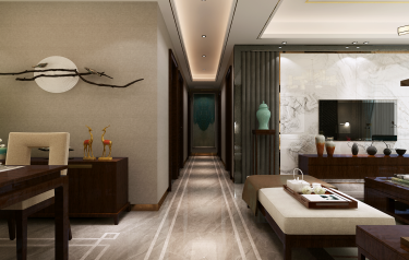 143平3室雅致新中走廊
