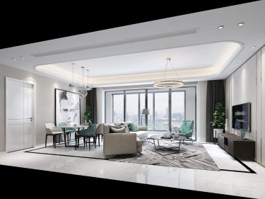 150平明快简约现代风，各个房间温馨又舒适