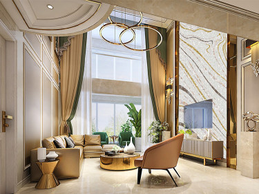 235平书香之门的港式轻奢之家