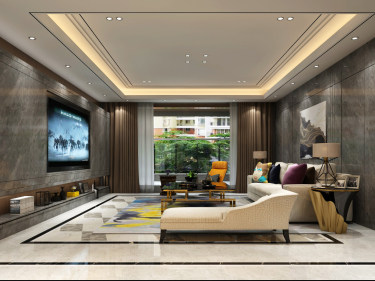 精致与轻奢的代表 290平现代风设计