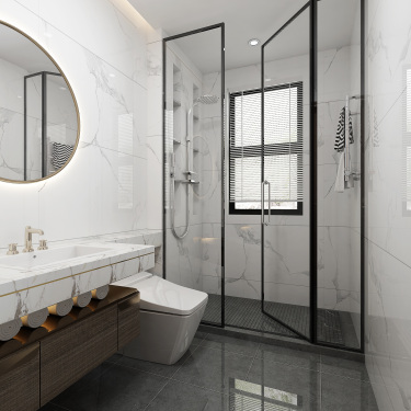 160平5室雅致新中卧室