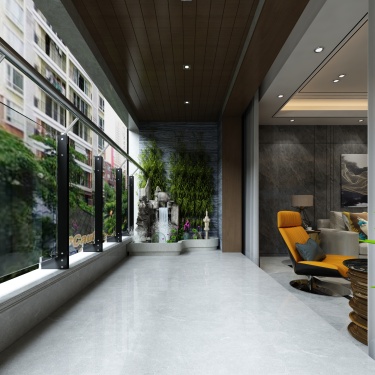 290平4室现代简约阳台