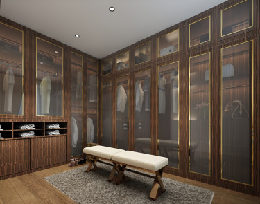 290平4室现代简约走廊