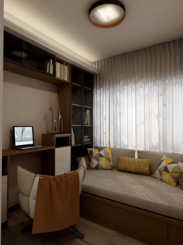 107平4室现代简约卧室