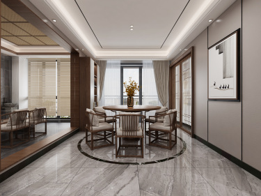160平5室雅致新中餐厅