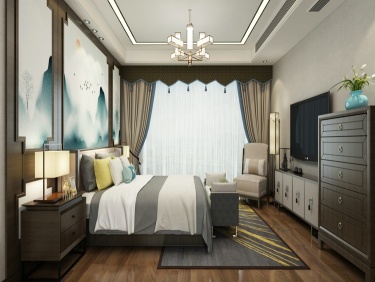 380平简单清新系新中式