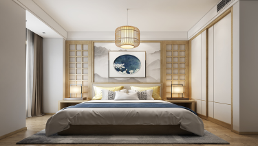 221平4室禅意日式卧室