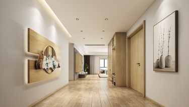 221平4室禅意日式玄关