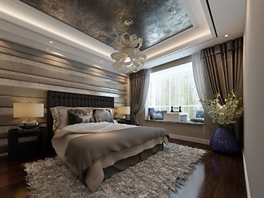 210平3室现代简约卧室