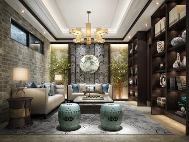 500平新中式 闹中取静 诗意生活