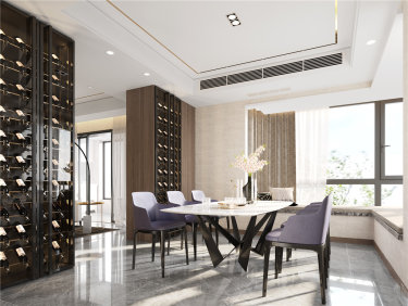 209平3室现代简约餐厅