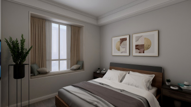 137平4室现代简约老人房