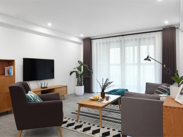 明亮、舒适、简约！120㎡简约风实拍图