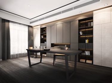 180平4室现代简约书房