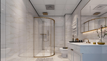 158平3室现代简约卫生间