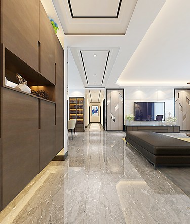 247平跃层/复式现代简约走廊