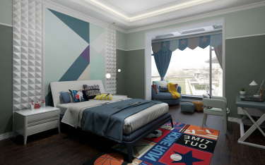 235平别墅其他儿童房