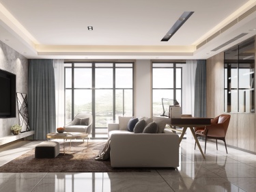 简单大气的138㎡现代风