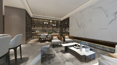 135平2室现代简约客厅