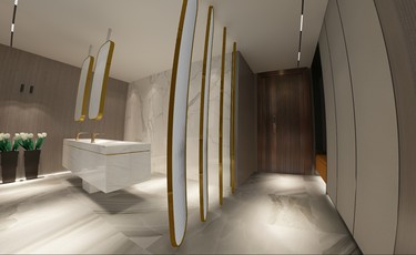 135平2室现代简约餐厅