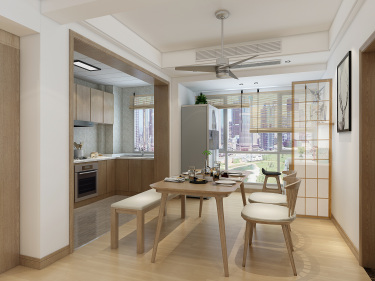 140平3室禅意日式餐厅