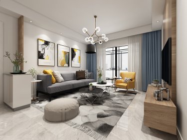 94平现代简约温馨小空间