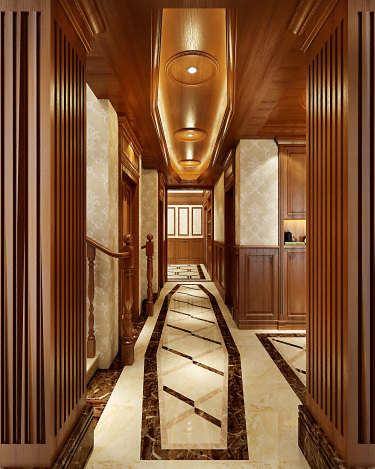 480平别墅其他走廊